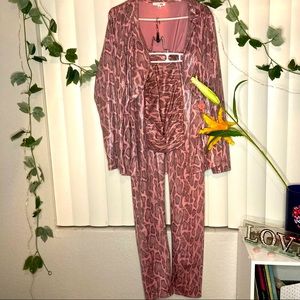 3 Piece Stretch Latex Suit